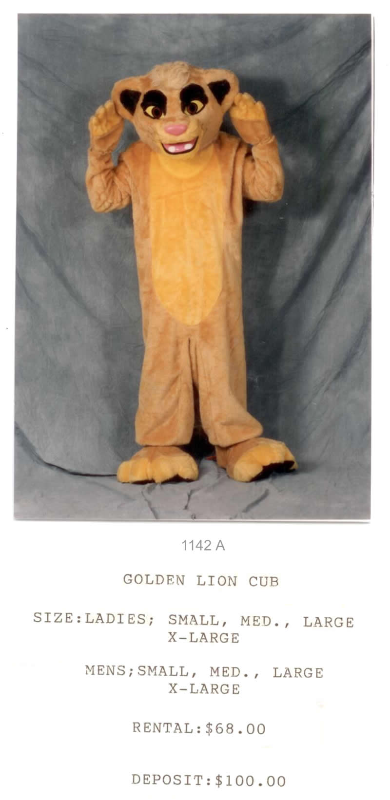 GOLDEN LION CUB